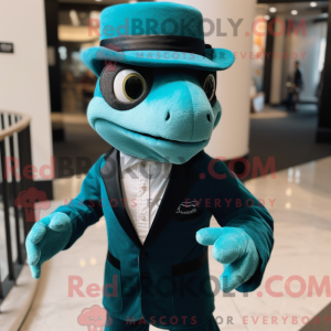 Teal Geckos Maskottchen...