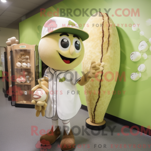 Creme Selleri Maskot Drakt...