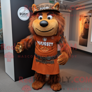Rust Chief mascot costume...