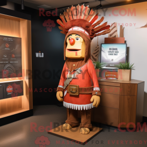 Rust Chief maskot kostume...