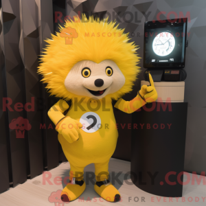 Yellow Hedgehog mascot...
