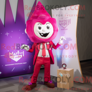 Magenta Tooth Fairy maskot...