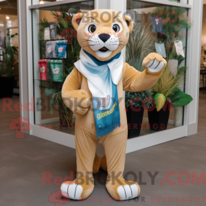 Gold Mountain Lion mascot...