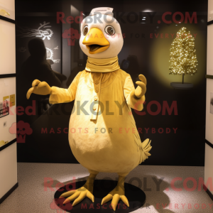 Maskottchenkostüm Gold...