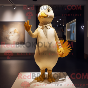 Maskottchenkostüm Gold...