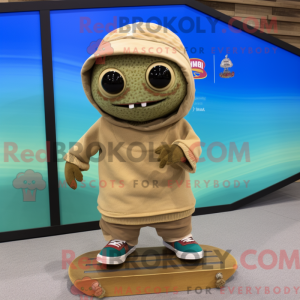 Figura de máscara de skate...