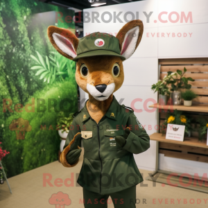 Olive Roe Deer mascot...