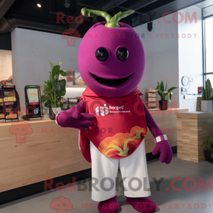 Magenta Pepper mascot...