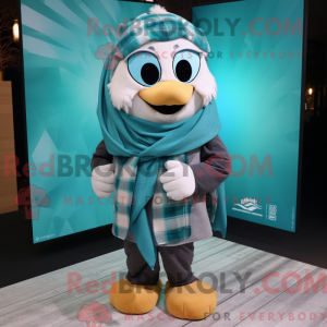 Postava maskota Teal Dim...