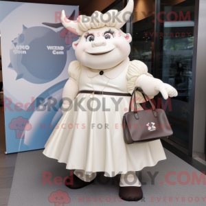Maskottchenkostüm Weißes...