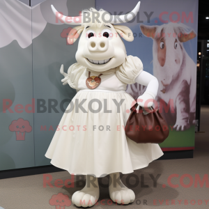 Costume mascotte de bœuf...