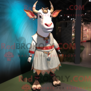 Zebu mascot costume...