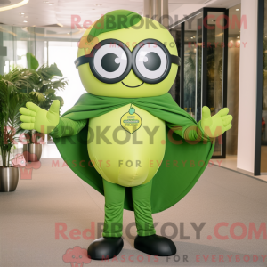 Olive Superhero mascot...