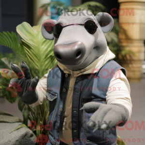 Disfraz de mascota Tapir...