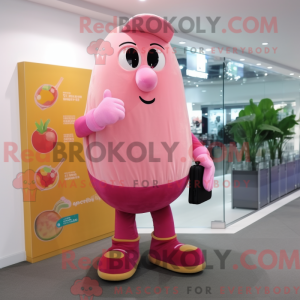 Pink Potato mascot costume...