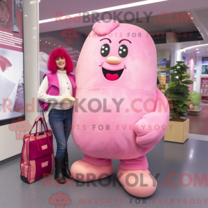 Pink Potato mascot costume...