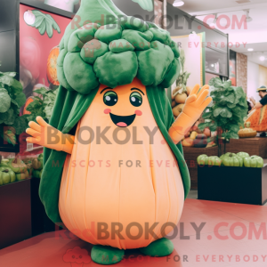 Peach Broccoli mascot...