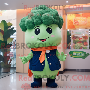 Peach Broccoli mascot...