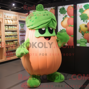 Peach Broccoli mascot...