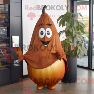 Rust Pear mascottekostuum...