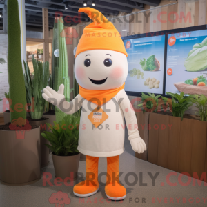 Cream Carrot mascot costume...