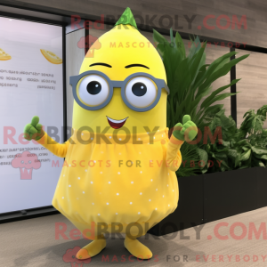 Lemon Yellow Pepper mascot...