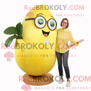 Lemon Yellow Pepper mascot...