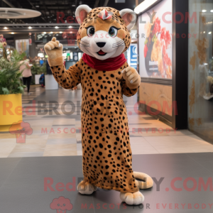 Máscara de leopardo com...