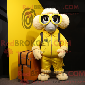 Lemon Yellow Ram maskot...