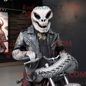 Silver Python mascot...