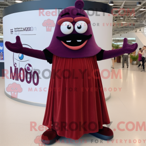 Maroon Moussaka mascot...