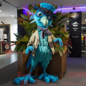 Cyan Archaeopteryx...