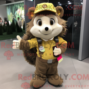 Hedgehog maskot kostume...