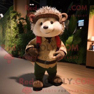 Hedgehog maskot kostume...