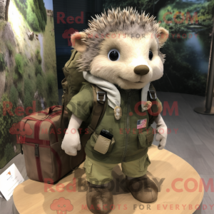 Egel mascotte kostuum...