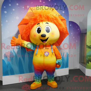 Orange Rainbow mascot...