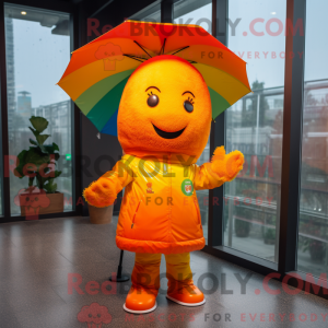 Orange Rainbow mascot...