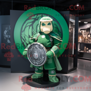 Forest Green Celtic Shield...