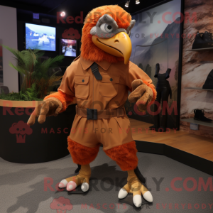 Rust Eagle maskotdraktfigur...