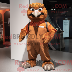 Rust Eagle mascot costume...