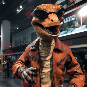 Rust Deinonychus maskot...
