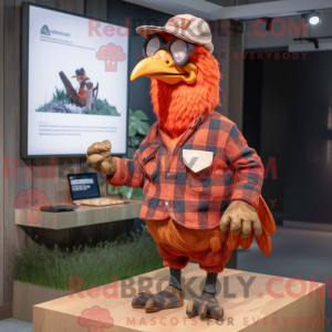 Rust Hens mascot costume...