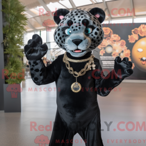 Black Cheetah mascot...