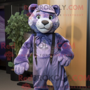Lavender Panther mascot...