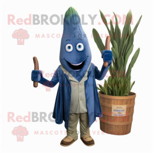 Blue Asparagus mascotte...