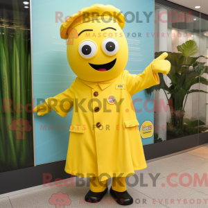 Personaggio mascotte giallo...