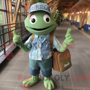 Mascot character of a Green...