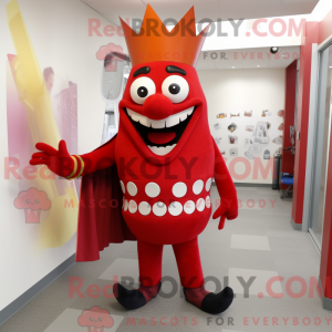 Postava maskota červeného...