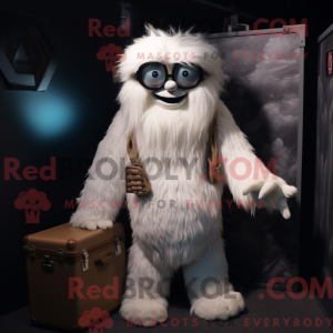 Maskottchen eines weißen...