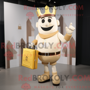 Mascot character of a Cream...